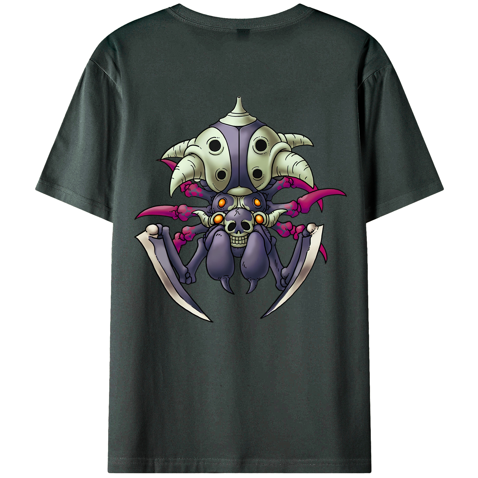（画像用） ドラゴンクエスト Doragon Kuesuto Dragon Quest 綿100％ メンズ半袖Tシャツ（バックプリント） 通気性